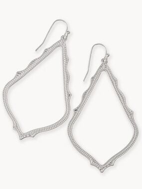 Kendra Scott Sophee Drop Earrings in Rhodium
